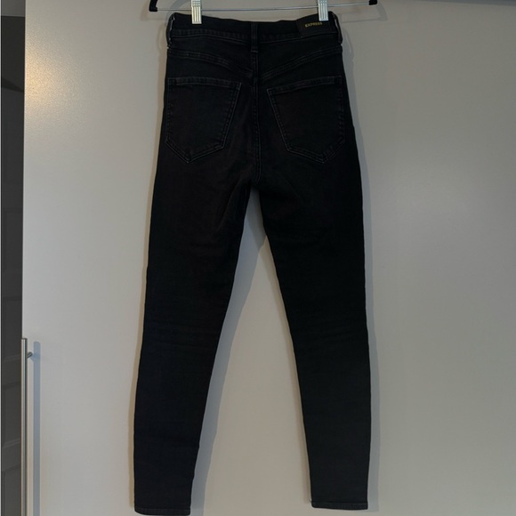 Express Skinny High Rise Jeans Black (Size 0R) - Picture 5 of 8
